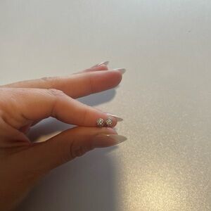 LAGOS Diamond Silver Stud Earrings